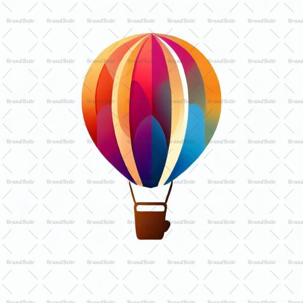 Reisender Heißluftballon